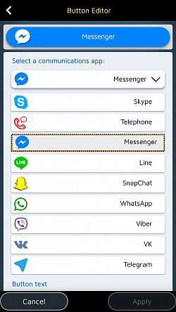 Integrirajte svojo najljubšo komunikacijsko aplikacijo (WhatsApp, Messenger, Line)